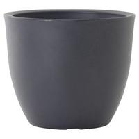 PFLANZENTOPF Anthrazit D: 40 cm - Anthrazit, Basics, Kunststoff (40/30,7cm) - Siena Garden