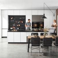 Einbauküche Atlantis Frei Planbar Modernes Design - Anthrazit/Titanfarben, MODERN, Holzwerkstoff - Vertico