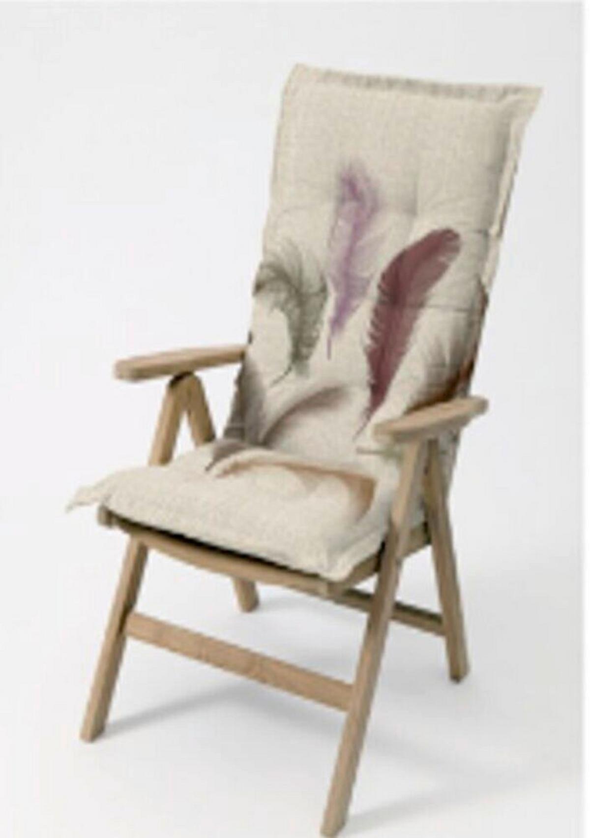 PODLOŽKA NA ŽIDLI GENF 1 - vícebarevná, Basics, textil (100/48/5cm) - Mömax