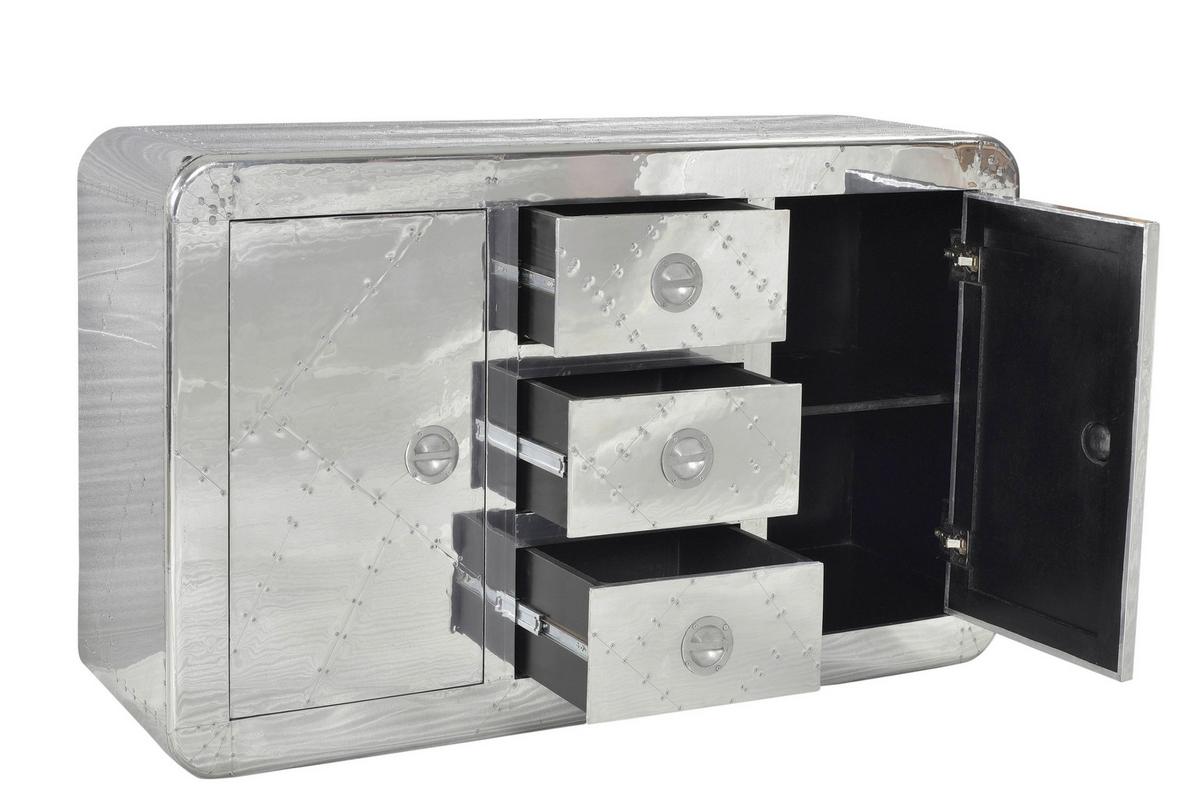SIDEBOARD Silberfarben B: 150cm - Silberfarben, Design, Holz/Holzwerkstoff (150/90/45cm) - MID.YOU