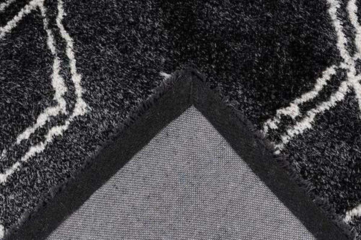 Hochflor Teppich Anthrazit Orlando 200x290 cm - Anthrazit, Design, Textil (200/290cm) - Kayoom