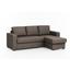Wohnlandschaft Cristiano ca. 220x150 cm - Braun, Basics, Textil (220/150cm) - Carryhome Wohnlandschaft Cristiano ca. 220x150 cm - Braun, Basics, Textil (220/150cm) - Carryhome