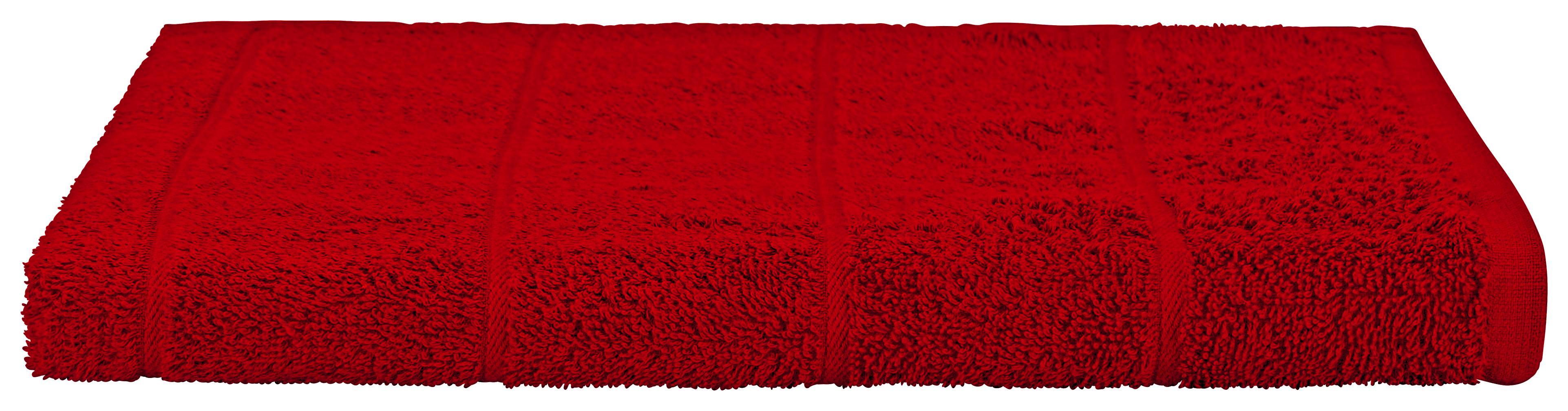 Fürdőlepedő Liliane - Bordó, konvencionális, Textil (70/140cm) - Ombra