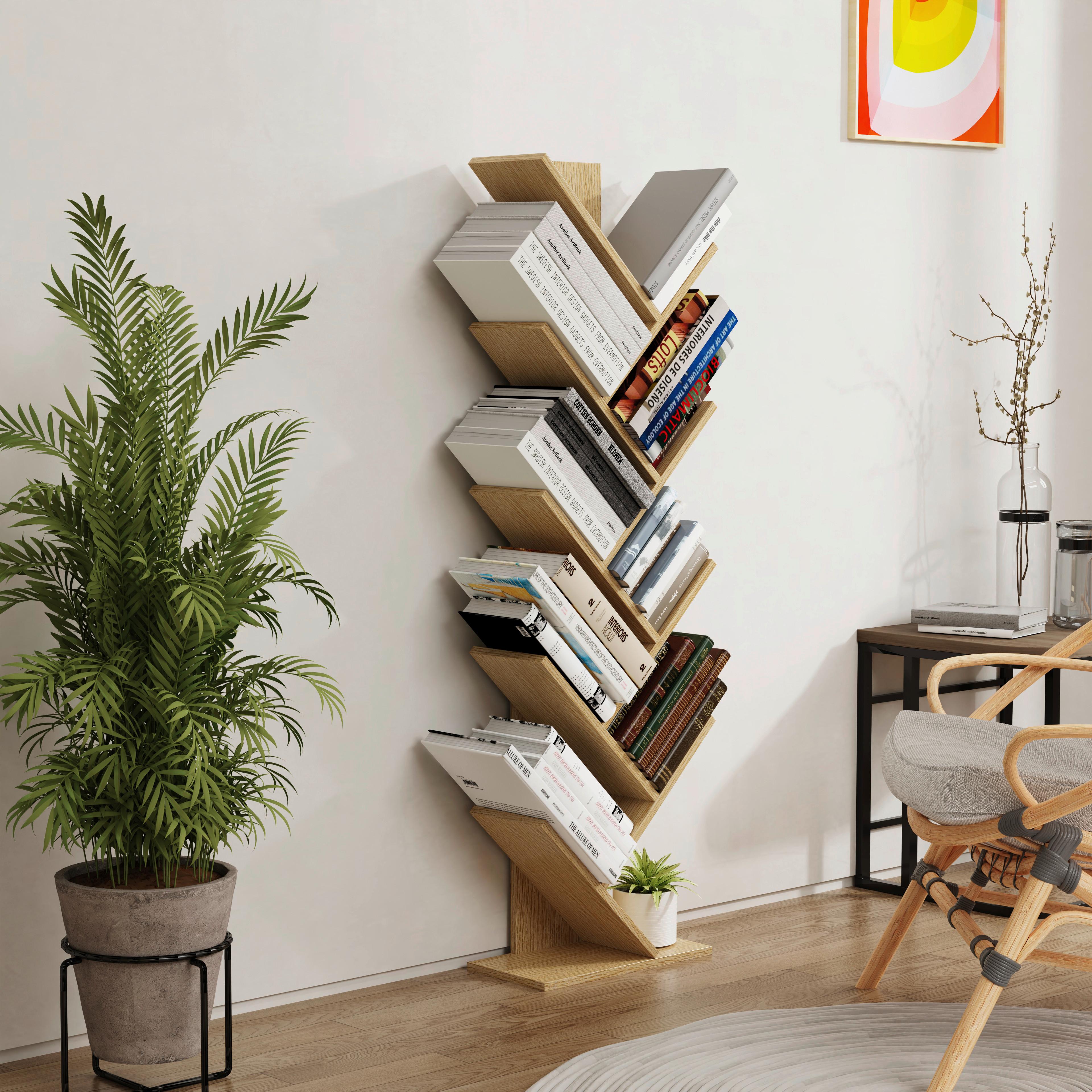 Regal Nulis Honigeiche Dekor B: 40cm - Honigeiche, Design, Holzwerkstoff (40/140/20cm) - MID.YOU