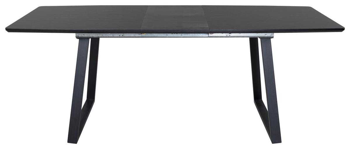 Esstisch Inca - Schwarz, Design, Holz/Holzwerkstoff (160-200/85/75cm) - Livetastic