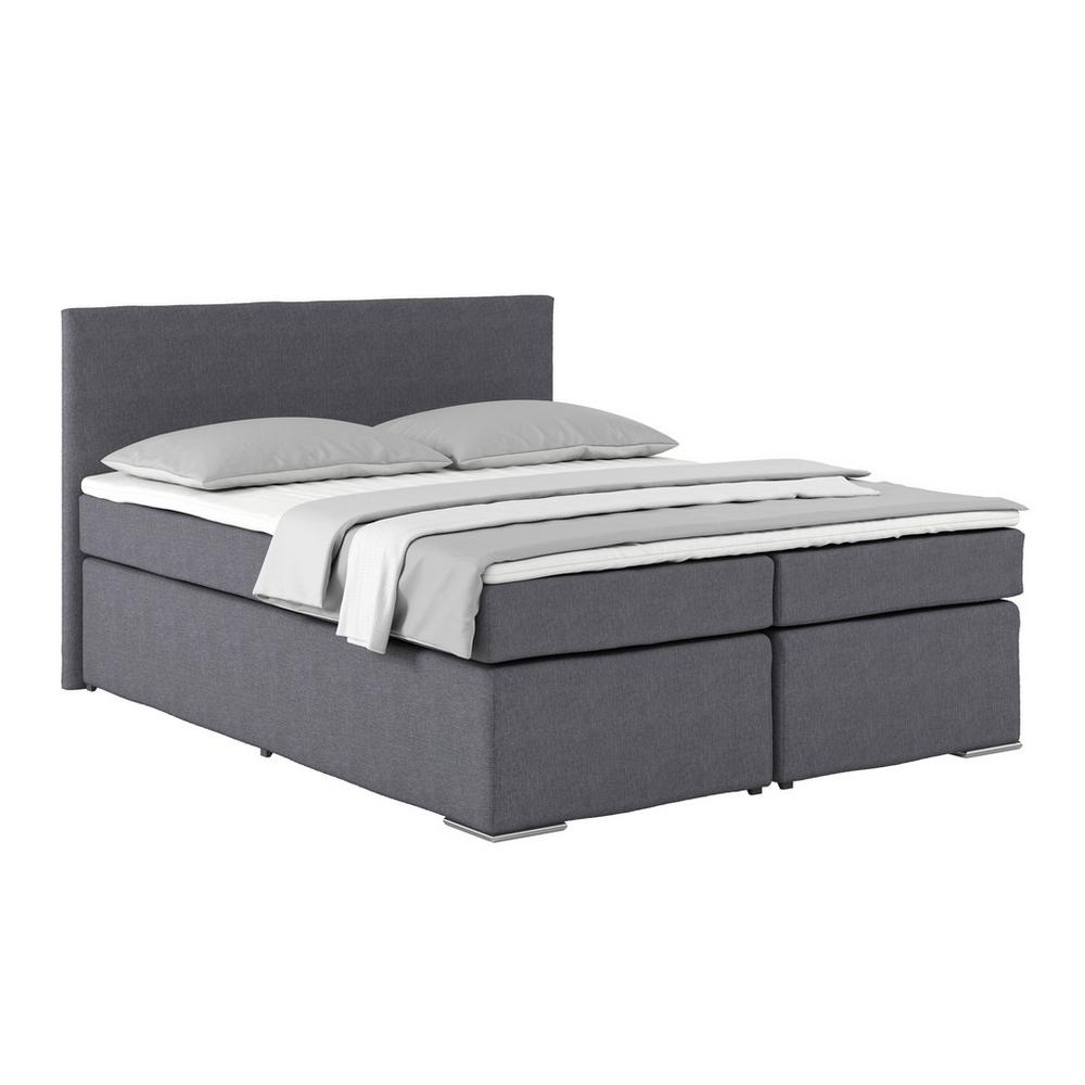 Posteľ Boxspring NERO PL: 160/200 cm, hnedá