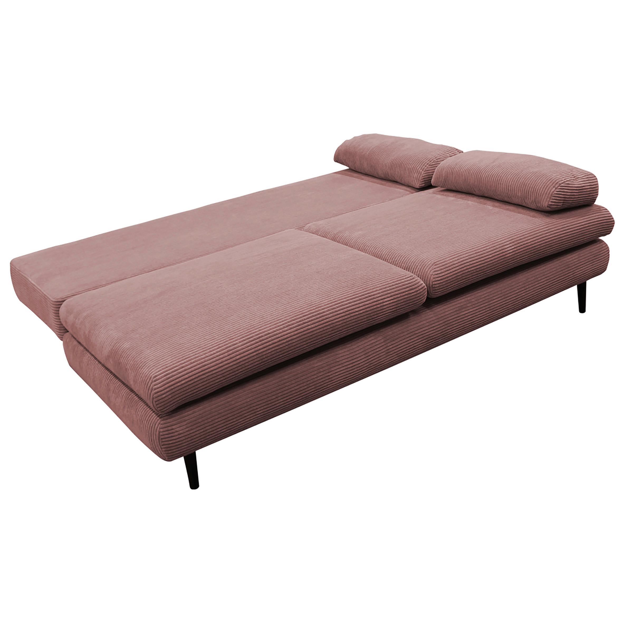 Schlafsofa mit integrierten Bettkasten