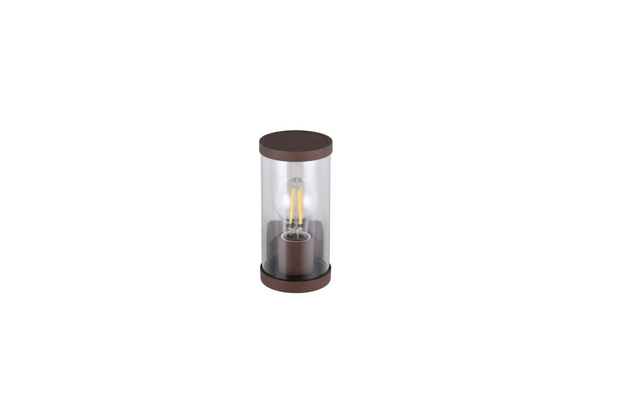 AUßENWANDLEUCHTE R21596124 - Rostfarben/Transparent, Design, Kunststoff/Metall (9.5/23cm)
