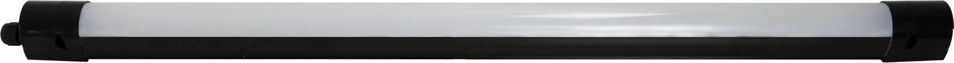 LED-Deckenleuchte L: 62 cm, für In-und Outdoor - Schwarz, Basics, Kunststoff (62/6/6cm)