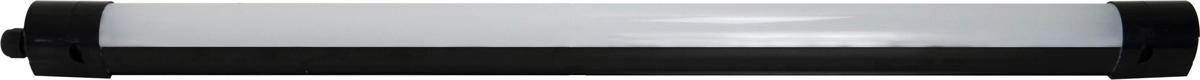 Led-deckenleuchte L: 62 Cm, Für In-Und Outdoor - Schwarz, Basics, Kunststoff (62/6/6cm)