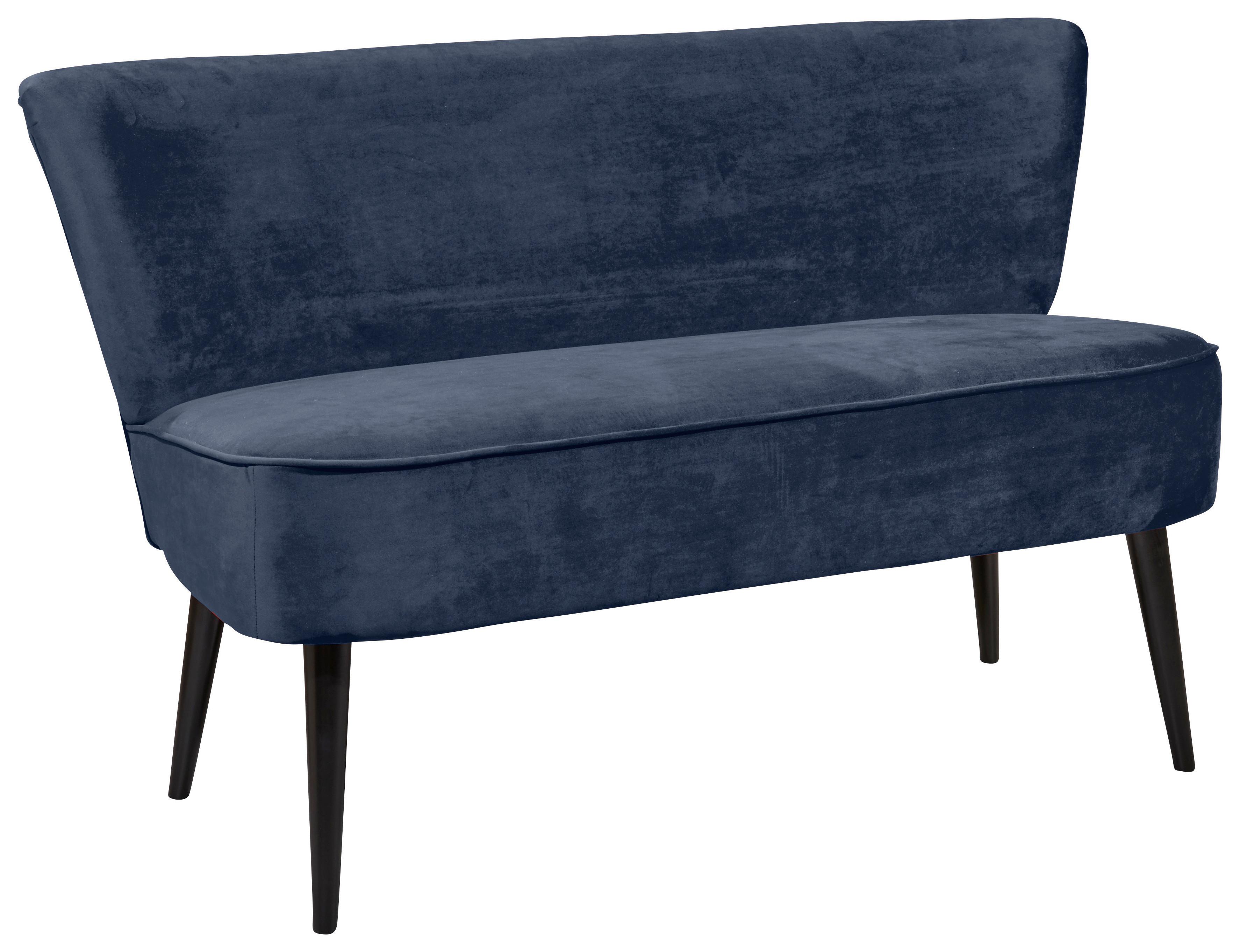 2místna Pohovka Lord-Trend Modrá - modrá/černá, Trend, dřevo/kompozitní dřevo (140/83/75cm) - MID.YOU
