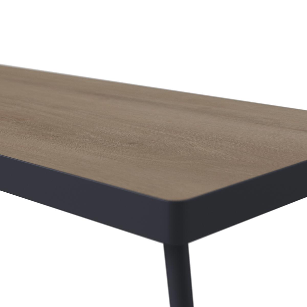 Loungegarnitur 3-Tlg Brügge Metall/Kunststoff mit Kissen - Dunkelgrau/Naturfarben, MODERN, Kunststoff/Textil (226/226cm) - Beldano
