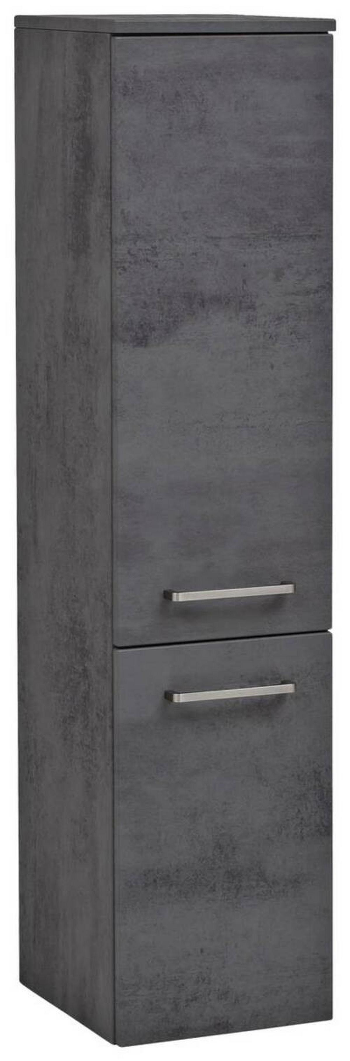 Midischrank Stockholm B: 30 cm Grau - Grau, KONVENTIONELL, Holzwerkstoff (30/130/35cm) - Held
