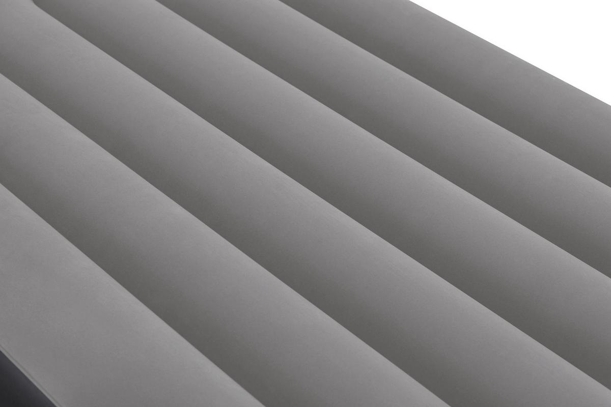 Luftbett Lukas 188x99x30 cm Bis 300kg, inkl. Pumpe - Dunkelgrau/Schwarz, KONVENTIONELL, Kunststoff (188/99cm) - Bestway