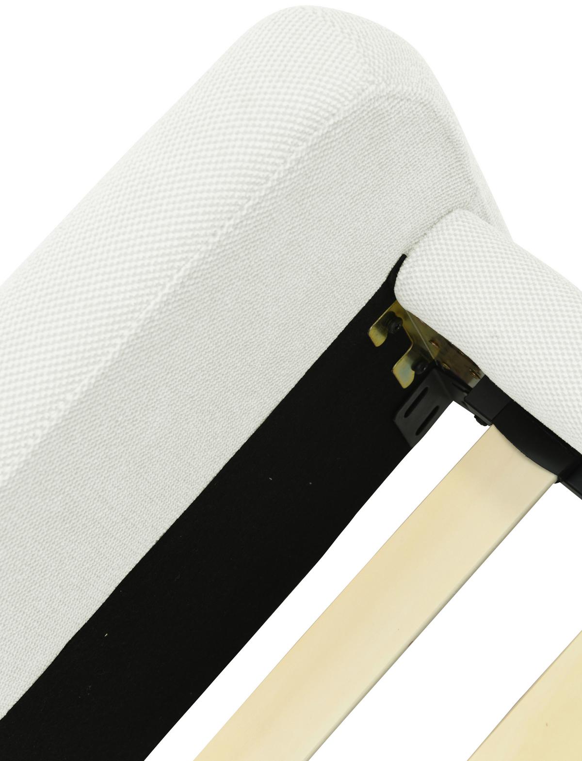 Polsterbett Pipe Weiß B: 205 Cm - Eichefarben/Schwarz, Design, Holz/Textil (205/110/233cm) - Livetastic