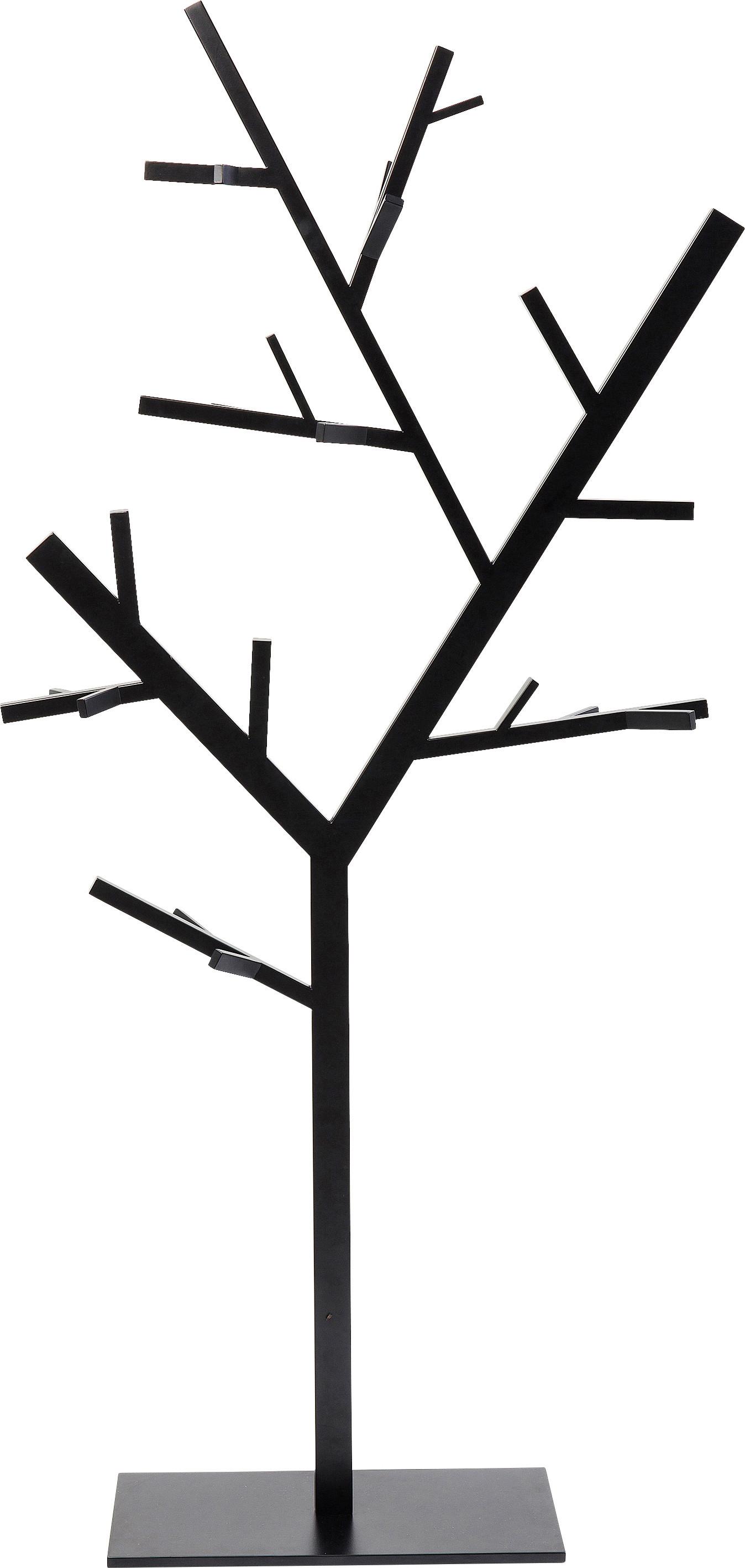 Kleiderständer Technical Tree - Schwarz, Trend, Metall (91/201/30cm) - Kare-Design