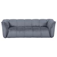 Bigsofa Sabea Petrol B: 220 Cm - Petrol/Schwarz, KONVENTIONELL, Textil (220/67/106cm) - MID.YOU