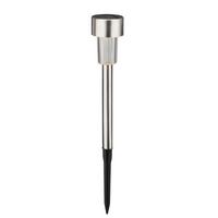 SOLARLEUCHTE HELIA - Edelstahlfarben, Basics, Kunststoff/Metall (4,5/30,5cm) - Homezone