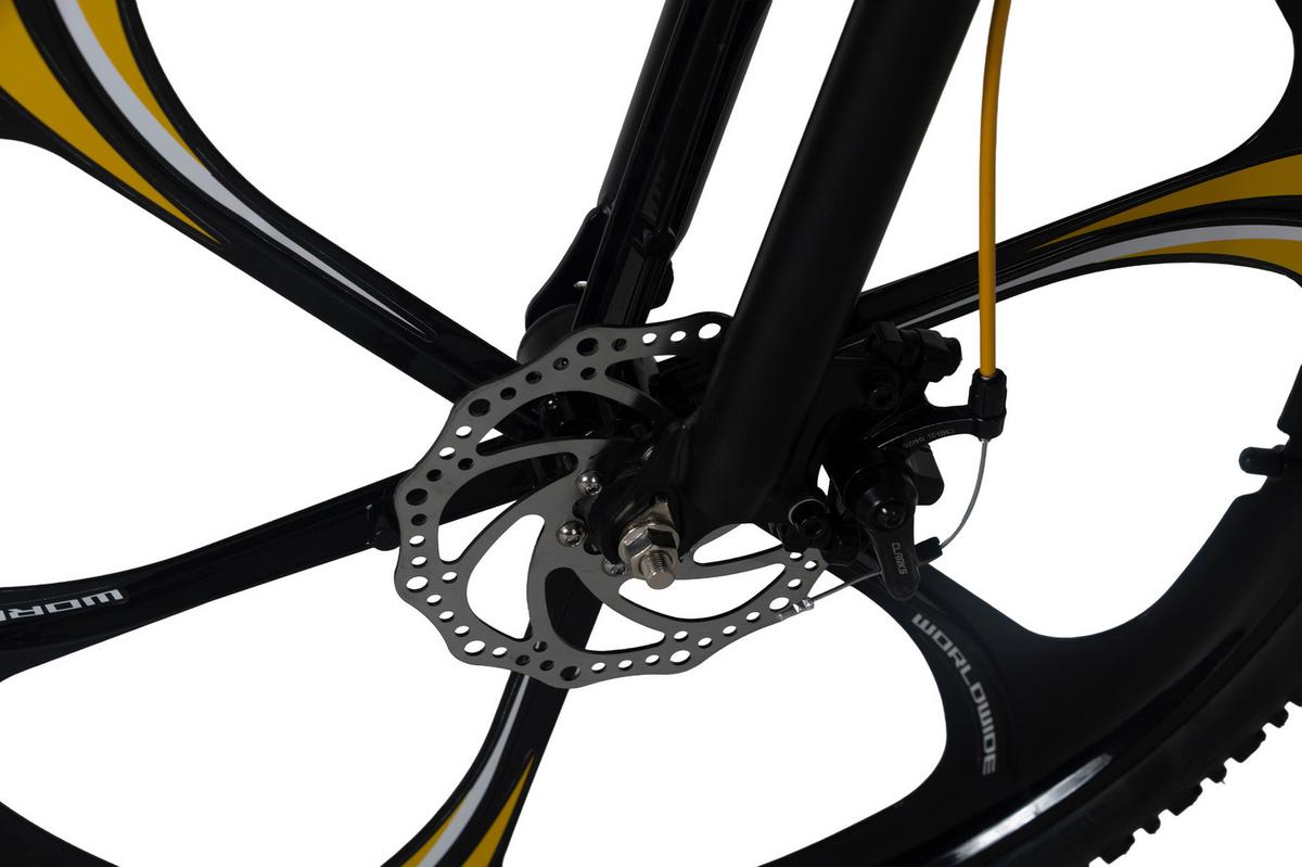 WYLD Mountainbike Fully schwarz/Gelb - Schwarz, LIFESTYLE, Metall