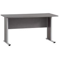 SCHREIBTISCH 4000 SET SCHREIBTISCH 4100 - Silberfarben/Hellgrau, MODERN, Holzwerkstoff/Metall (140/65/72,2cm) - MID.YOU