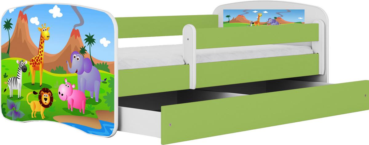Kinder-/Juniorbett Babydreams inkl. Matratze 80x160 - Birkefarben/Weiß, MODERN, Holz/Holzwerkstoff (80/160cm) - MID.YOU