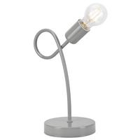 Schreibtischleuchte Camilla Weiß Hochglanz D: 32 cm - Weiß Hochglanz/Hellgrau, KONVENTIONELL (32/19cm)