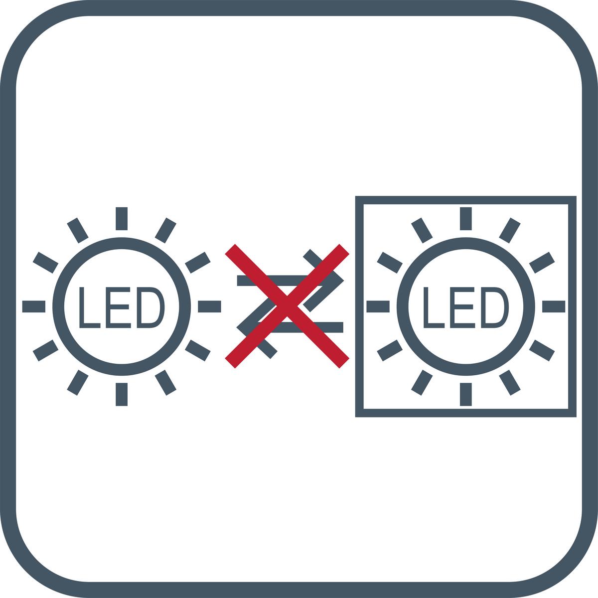 LED-Hängeleuchte H: 12,2 cm 6104197 - Transparent, Design, Glas (14,5/12,2cm) - Näve