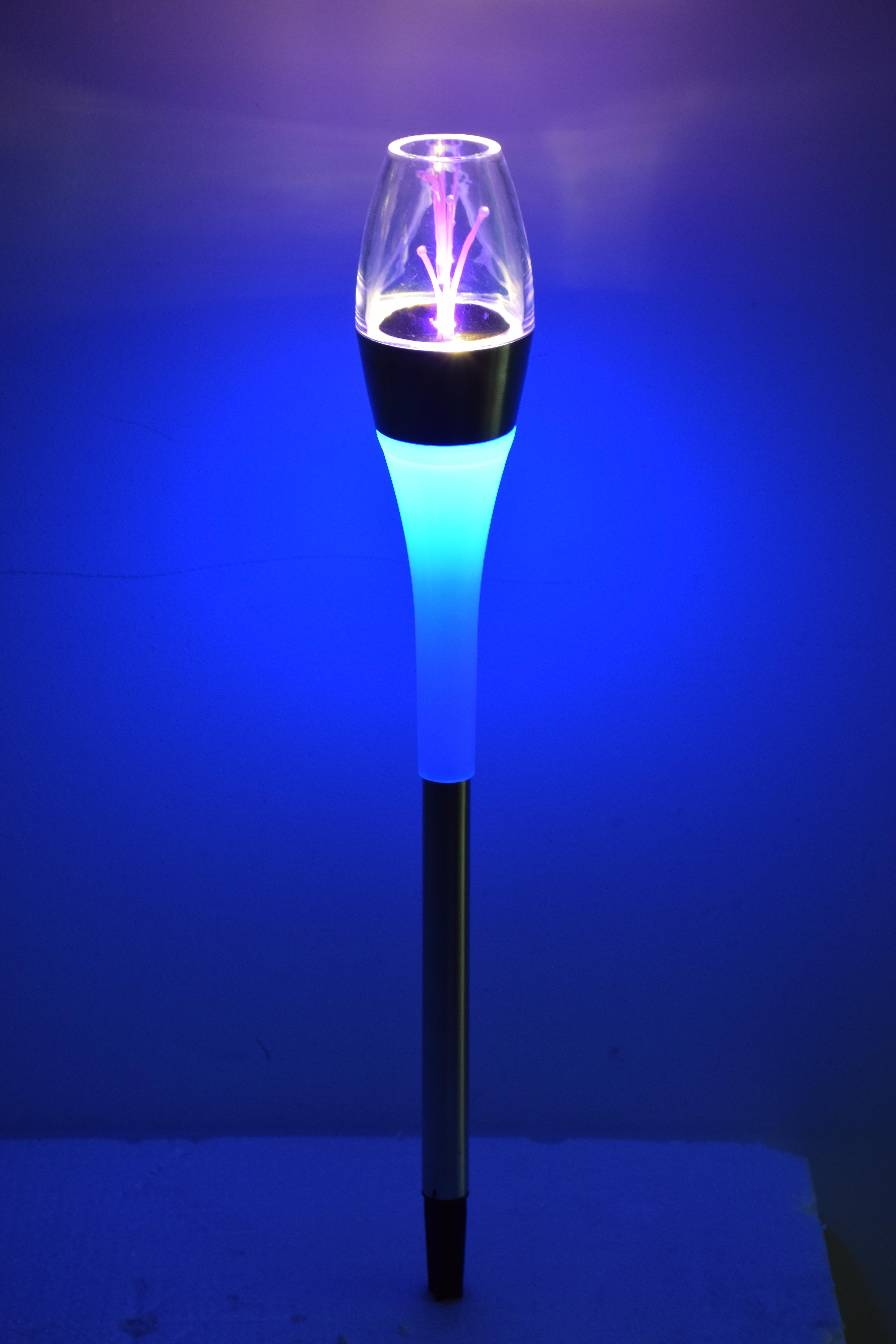 Solární Svítidlo Carmelo, 6,7/55cm - barvy stříbra, Moderní, kov/plast (6,7/55cm) - Modern Living