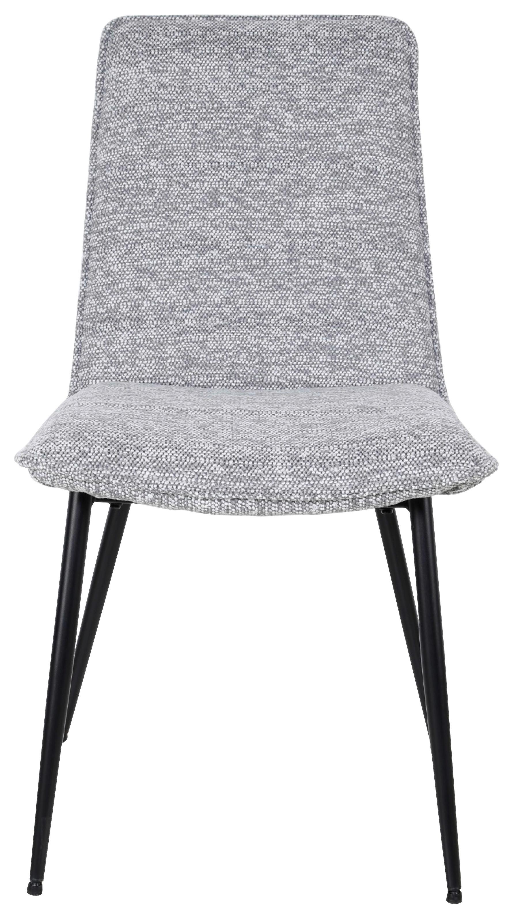 Vierfußstuhl Perla Giga-S X-3118kd - Schwarz/Grau, MODERN, Holz/Textil (47/91/61cm)
