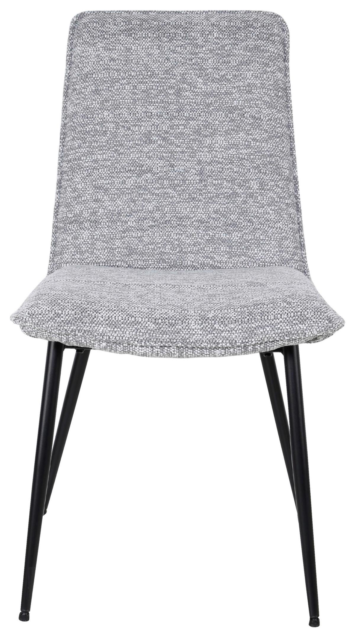 Vierfußstuhl Perla Giga-S X-3118kd - Schwarz/Grau, MODERN, Holz/Textil (47/91/61cm)