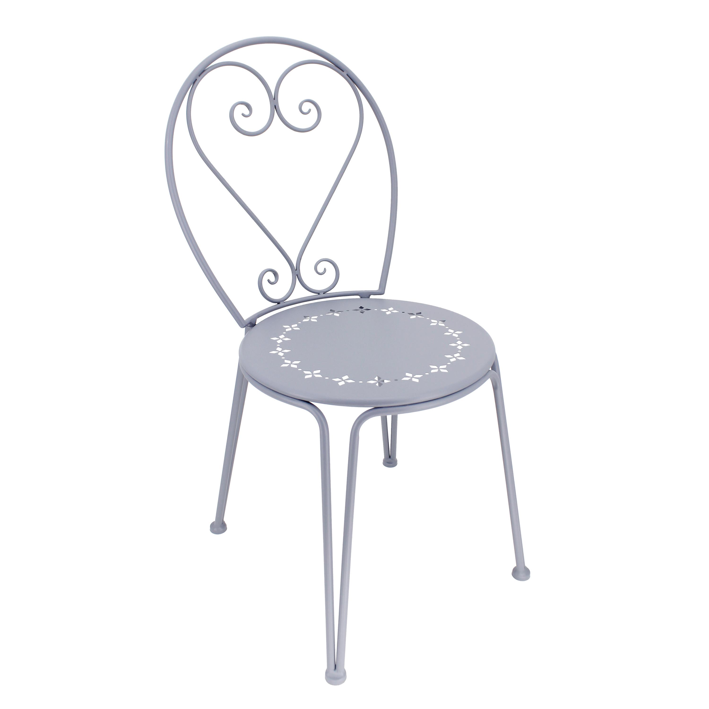 Gartensessel Metall Stuhl Klassisch Mf071 - Design (44,2/49,2/90,5cm)