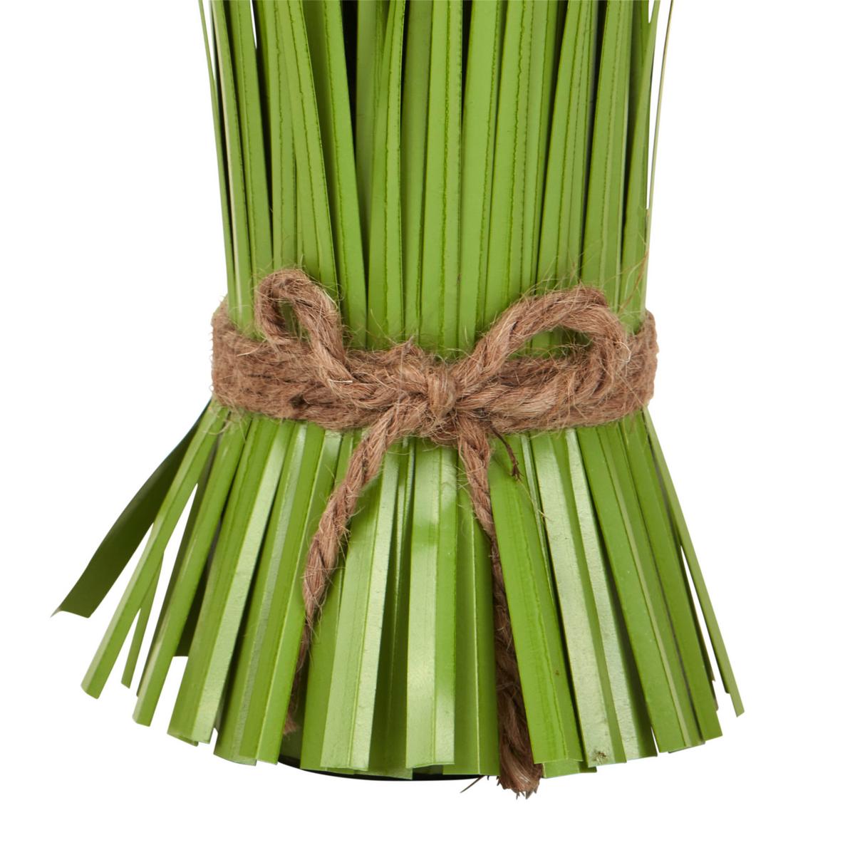 Kunstpflanze Grasbündel Creme L: 40 cm, Mariette - Creme/Grün, ROMANTIK / LANDHAUS, Papier/Kunststoff (40cm) - Luca Bessoni