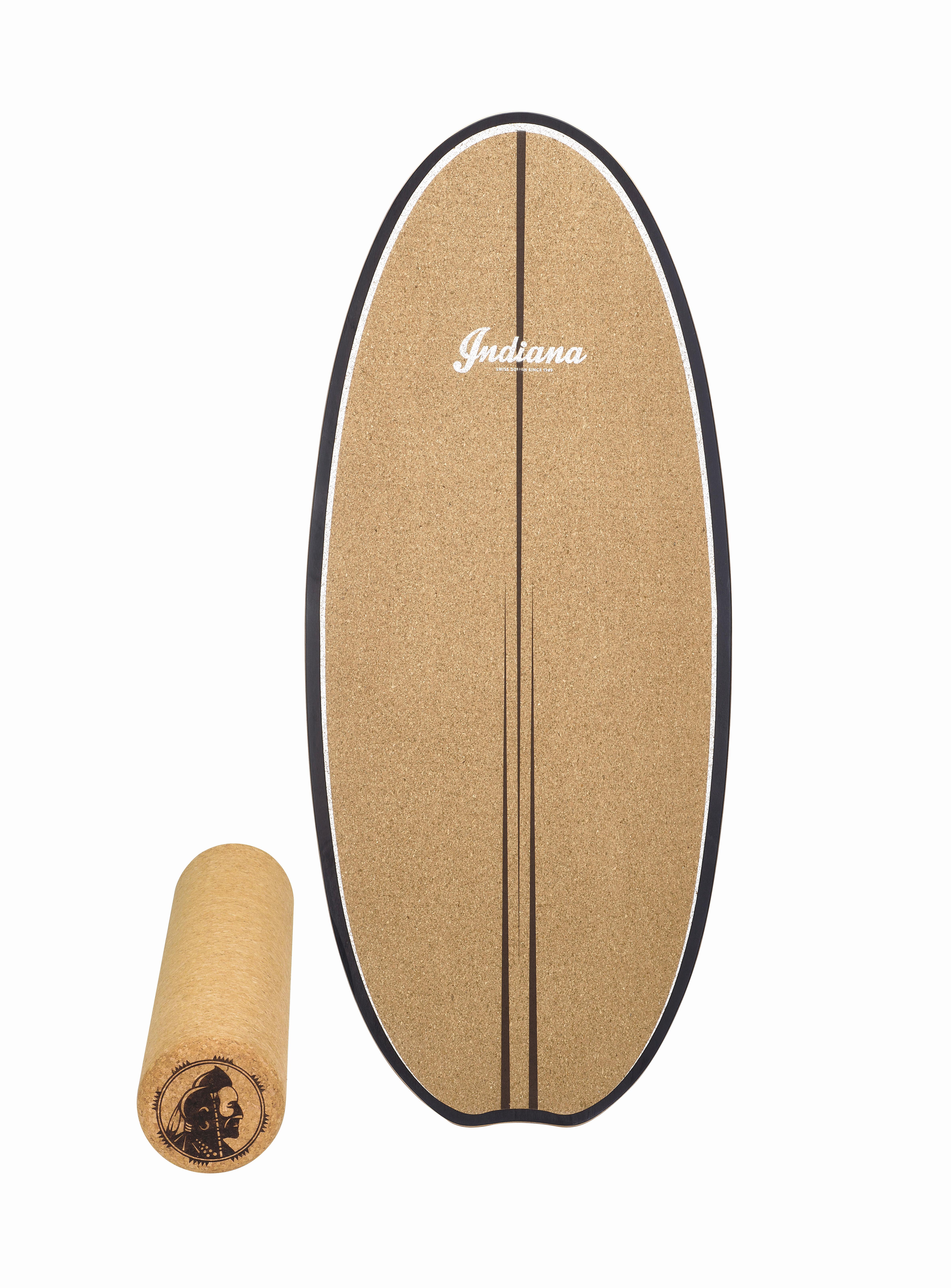 Balance Board Walnußfarben Indiana Balance Board - Hellbraun, Basics, Holz (73.5/31.6/1.10cm) - Micro Mobility