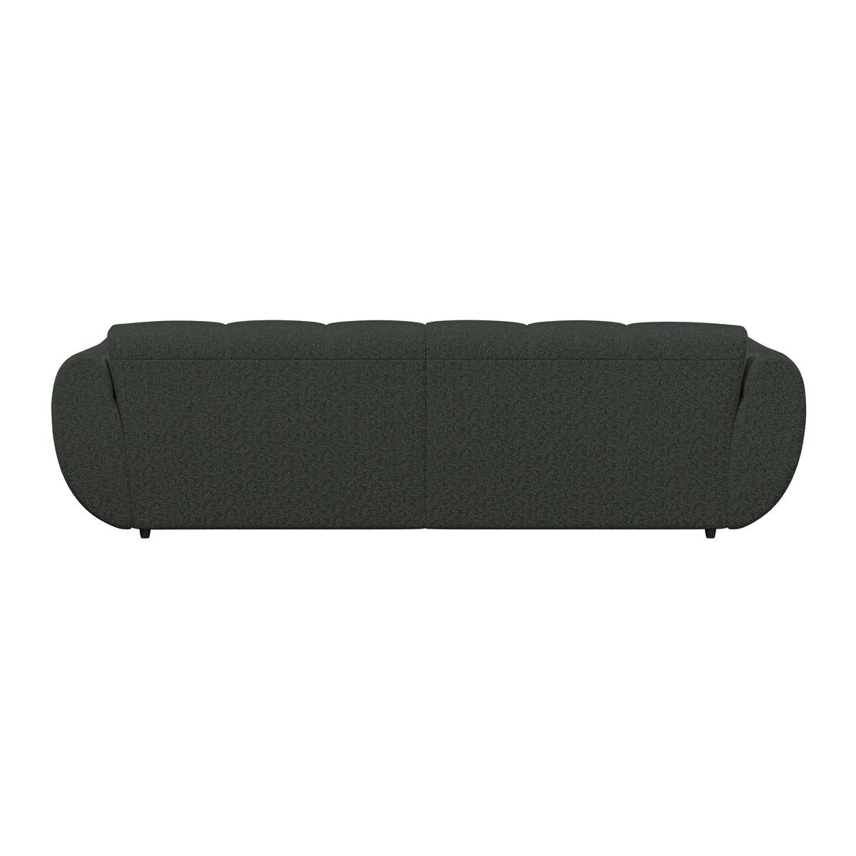 Rohová sedačka PANDA, pravá, tmavozelená ženilka - čierna/tmavozelená, Trend, textil/plast (280/178cm) - Premium Living