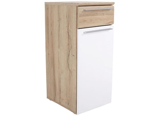Unterschrank Mindi - Eichefarben/Weiß, KONVENTIONELL, Holzwerkstoff/Kunststoff (40,2/88,8/34,1cm) Unterschrank Mindi - Eichefarben/Weiß, KONVENTIONELL, Holzwerkstoff/Kunststoff (40,2/88,8/34,1cm)