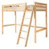 Hochbett Matthias B: 90 Cm Kiefer Massiv Natur - Kieferfarben, Basics, Holz (90/200cm) - MID.YOU