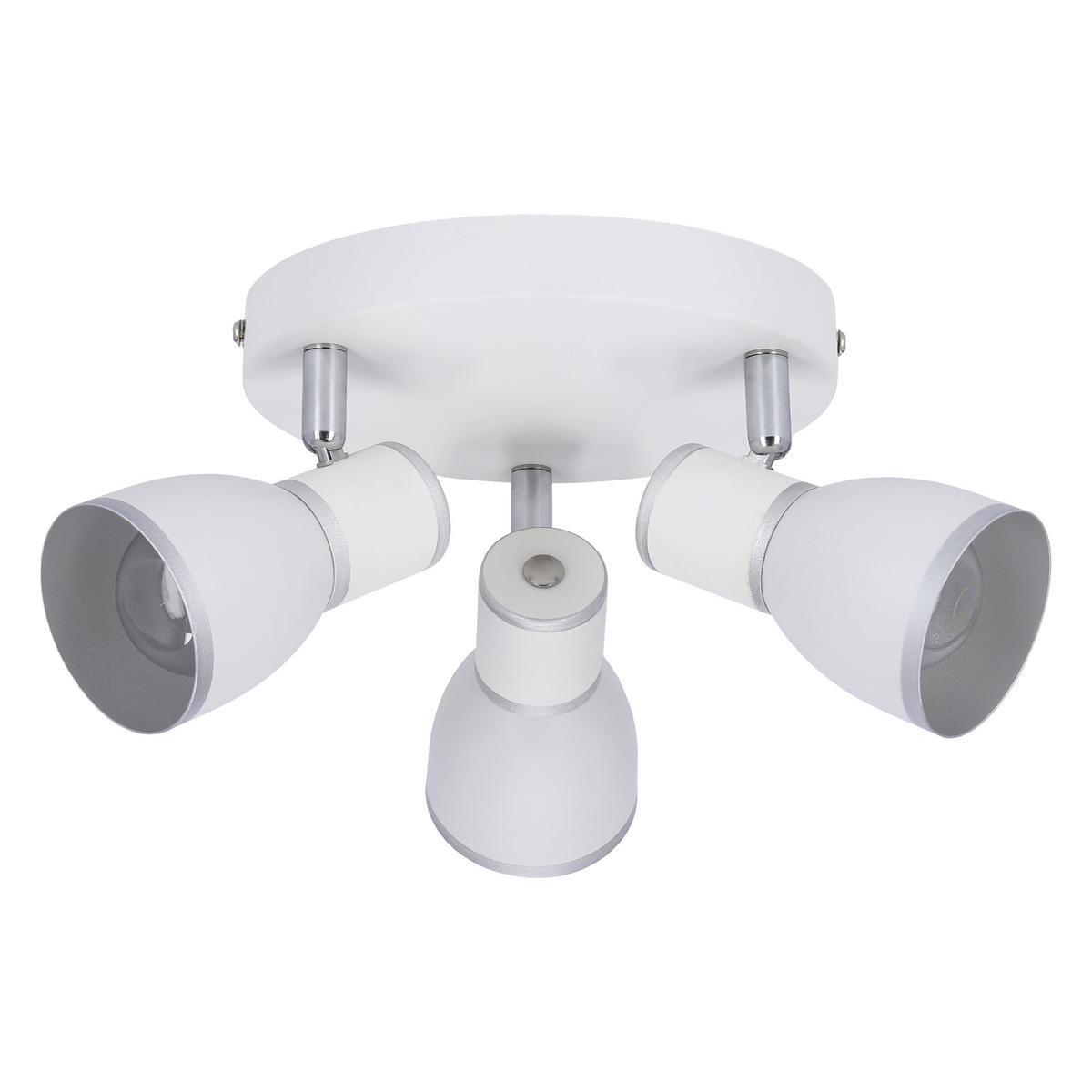 Strahler 98-63397 Fido - Chromfarben/Weiß, KONVENTIONELL, Metall (34/16cm)