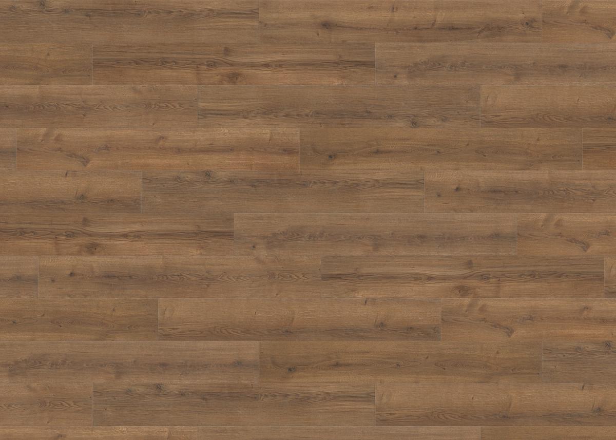 Laminatboden Landhausdiele 4v Eiche Langley - Nussbaumfarben, Basics, Holzwerkstoff (19.3/128.2cm) - Living by HARO