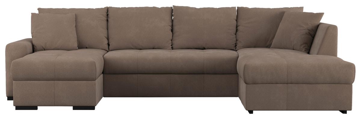 Sarokgarnitúra Bill Mm201 - szürke, Konventionell, textil (173/310/156cm)