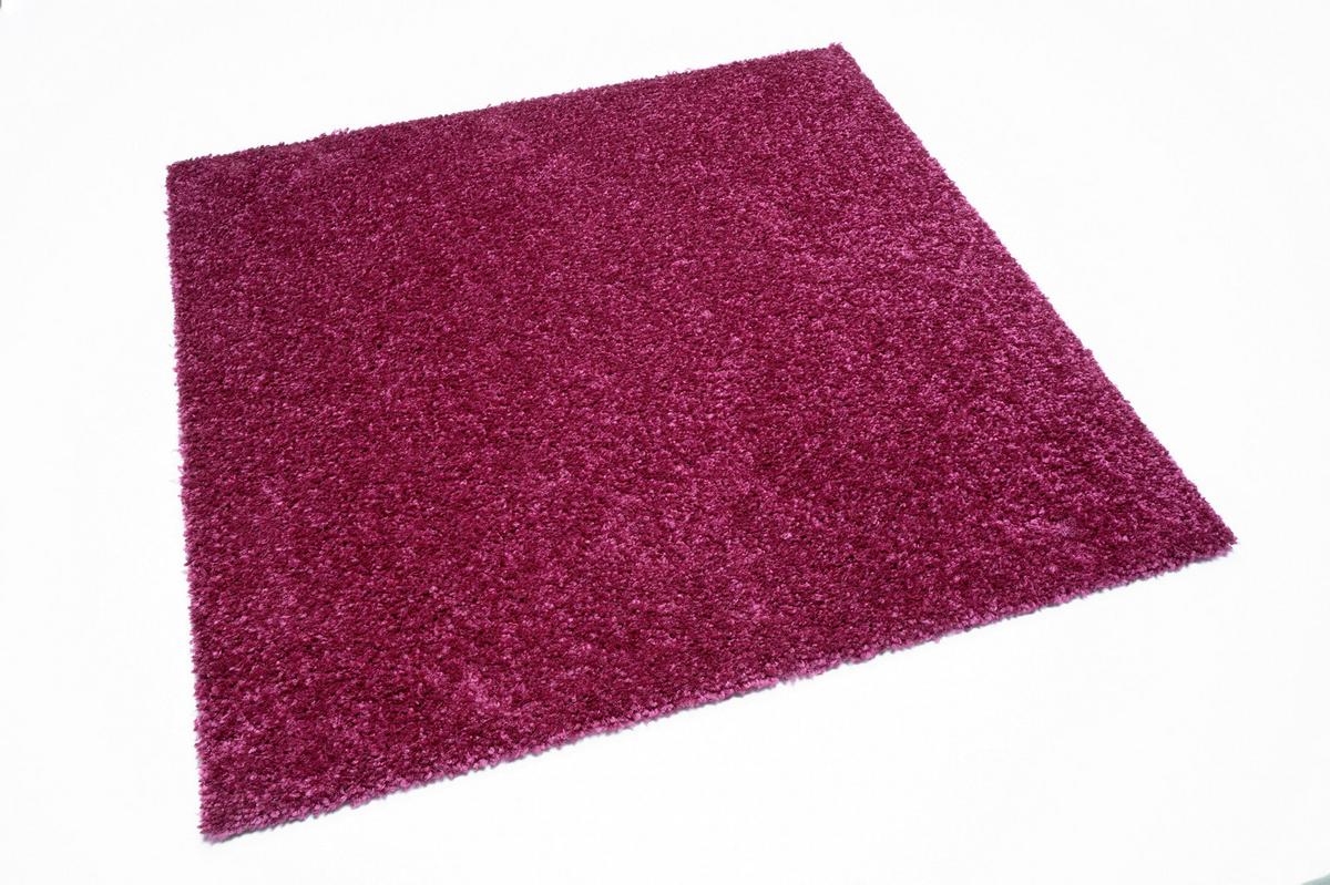 Teppichfliese Lila Carousel 50x50 cm Florhöhe 10 mm - Lila, Basics, Textil (50/50cm)