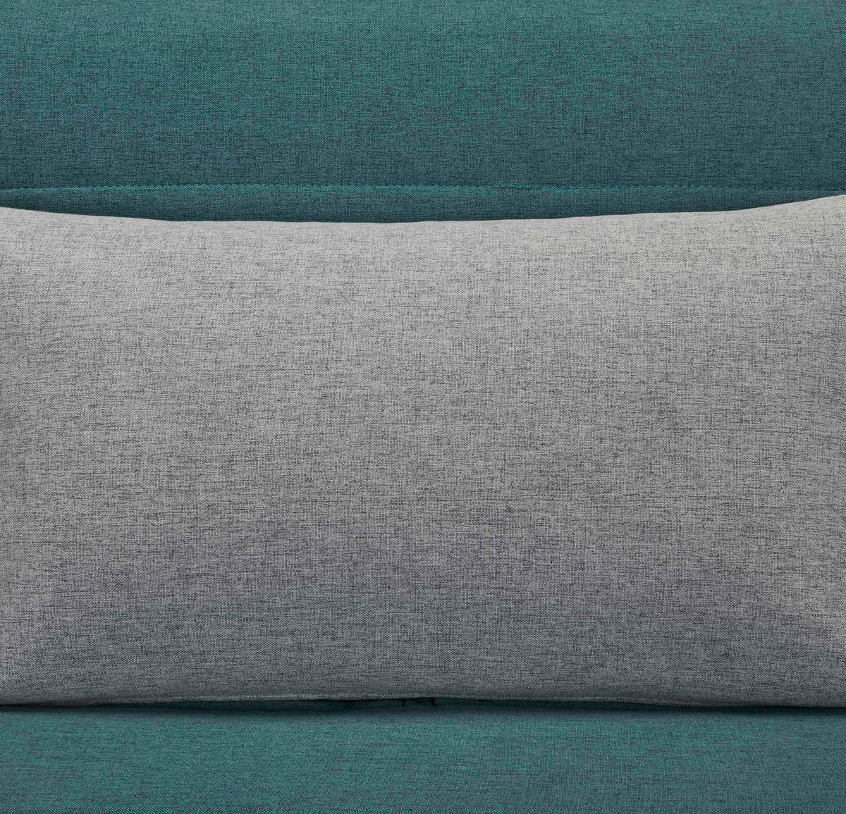 Fekvőfotel Simon - kék/szürke, Modern, textil (77/84/91cm) - Ondega