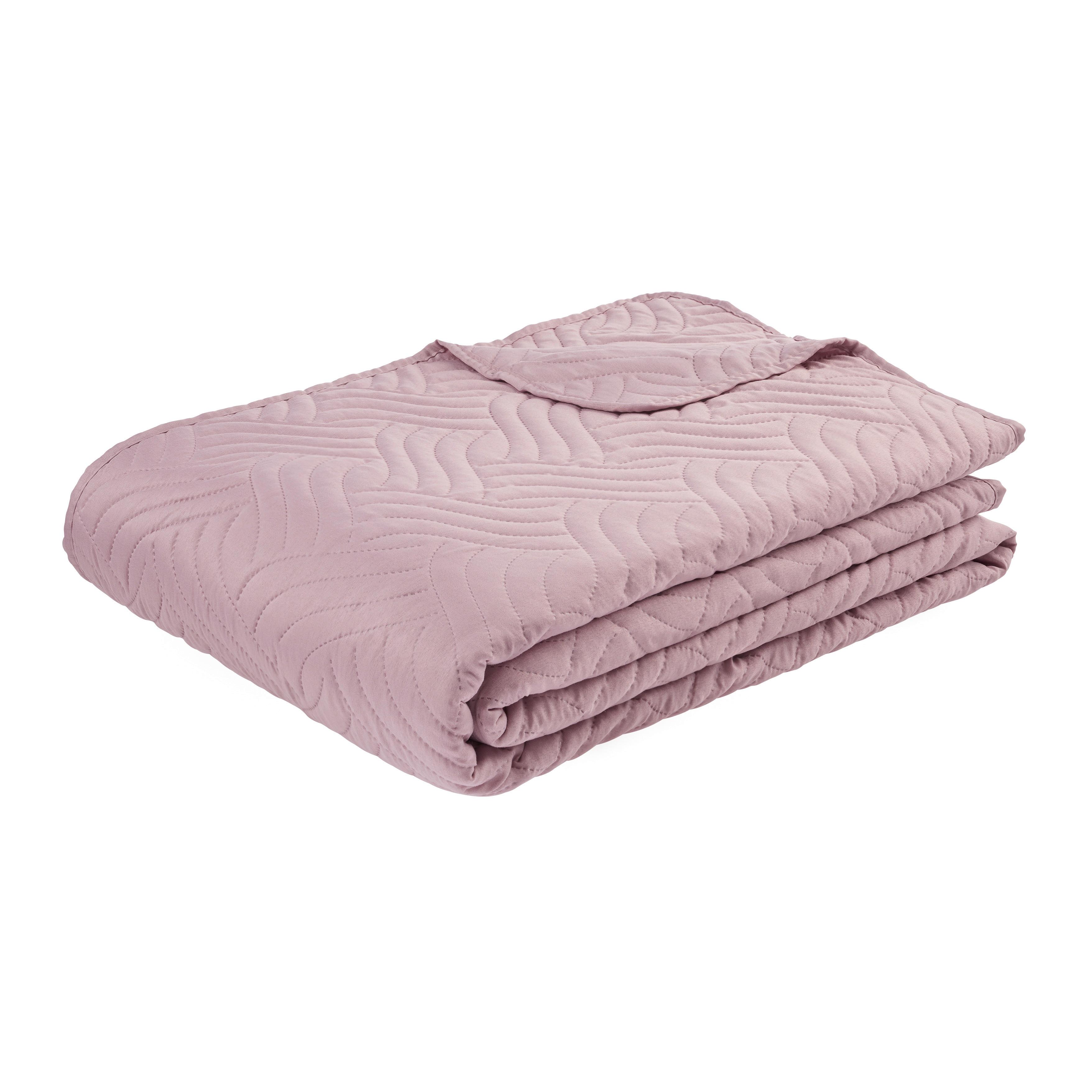 DENNÁ PRIKRÝVKA BENNO - ružová, textil (160/220cm) - Mömax