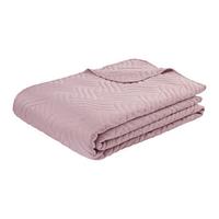 DENNÁ PRIKRÝVKA BENNO - ružová, textil (160/220cm) - Mömax
