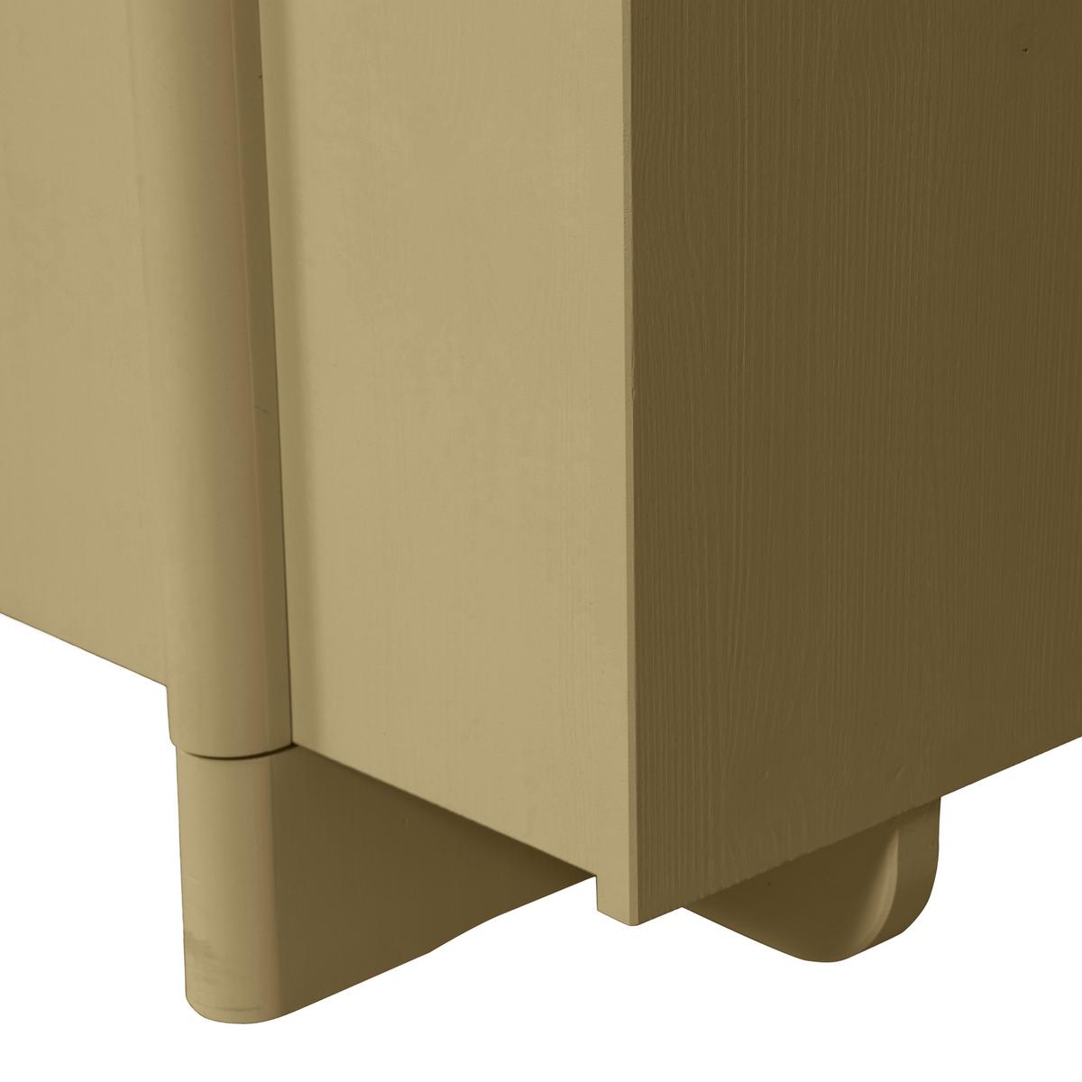 Garderobenschrank Basu Grün B: 101 cm - Grün, Design, Holz (101/210/46cm) - Livetastic