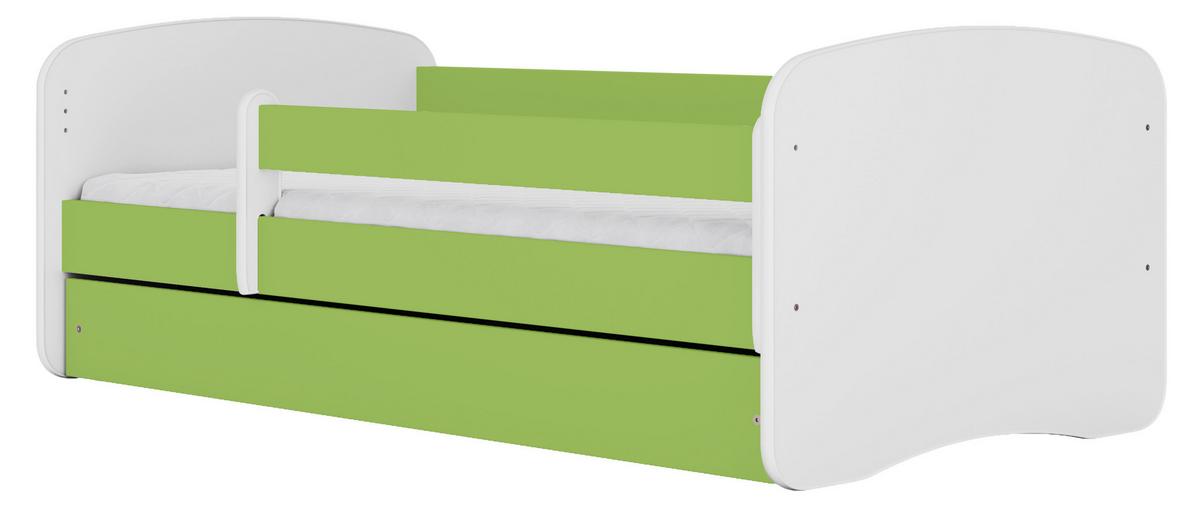 Kinder-/Juniorbett Babydreams inkl. Matratze 80x160 - Birkefarben/Weiß, MODERN, Holz/Holzwerkstoff (80/160cm) - MID.YOU