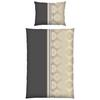 Bettwäsche Susi - Beige/Braun, KONVENTIONELL, Textil - Ondega