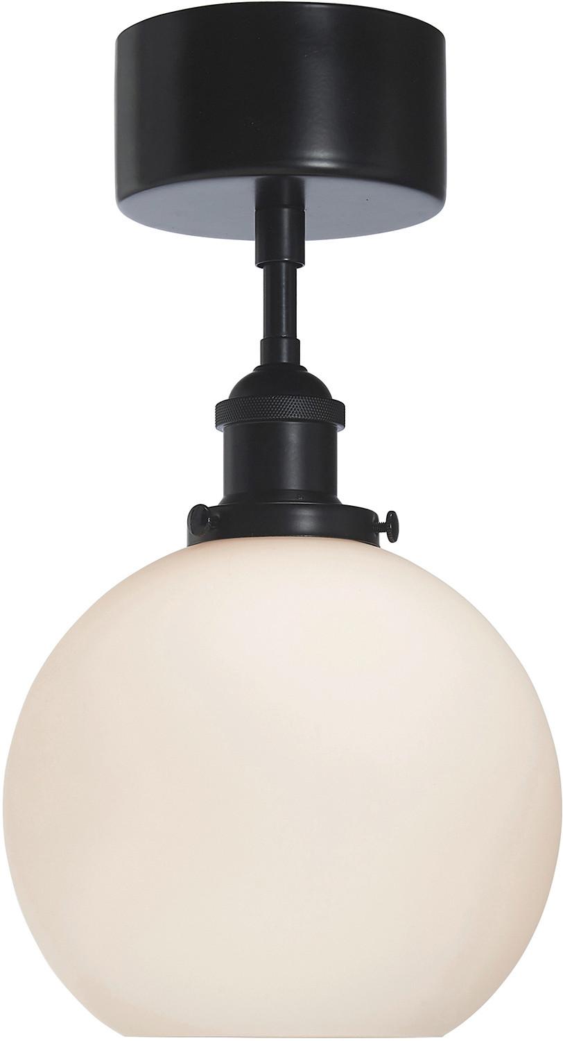 Deckenleuchte 3302007 Omega - Schwarz, Design, Glas (20/36cm)