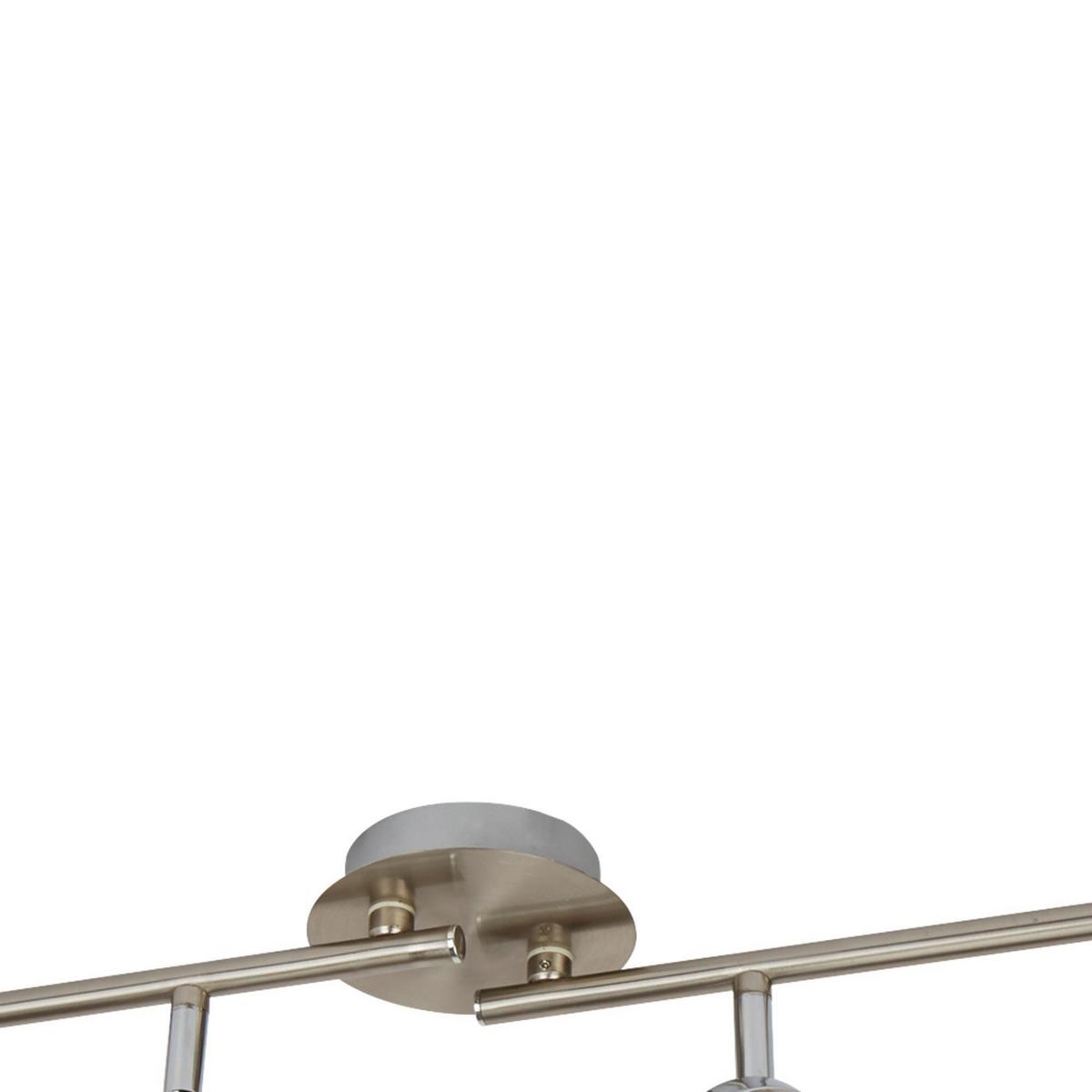 Deckenleuchte 4lt 6604ss - Design, Glas/Kunststoff (79/19.5/13cm)