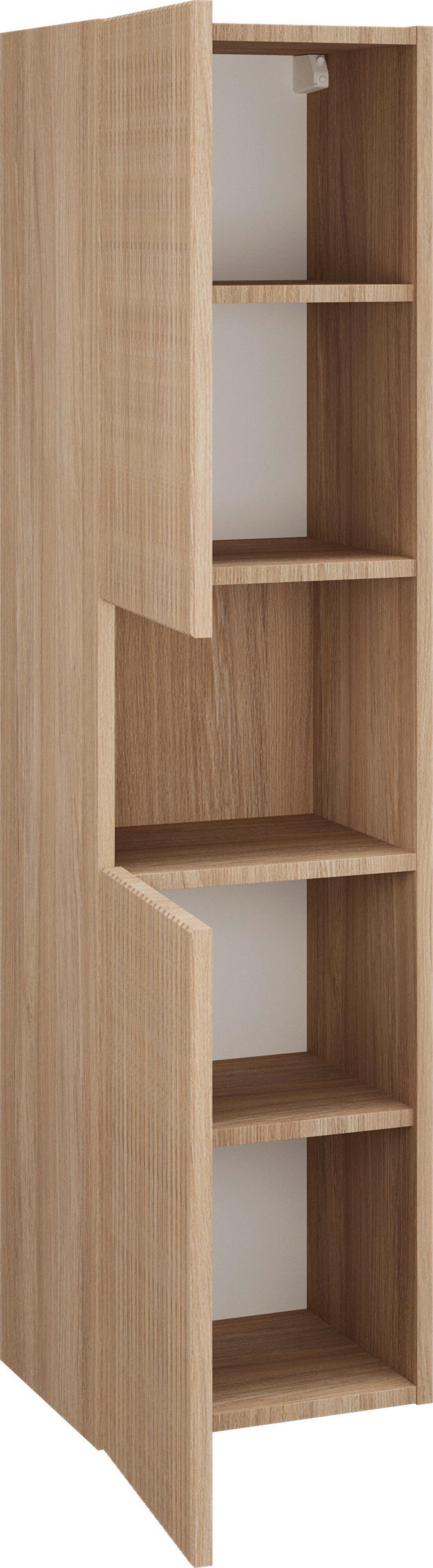Seitenschrank Andora Eichenfarben B: 33 cm - Eichefarben, MODERN, Holzwerkstoff (33/130/33cm) - Stylife