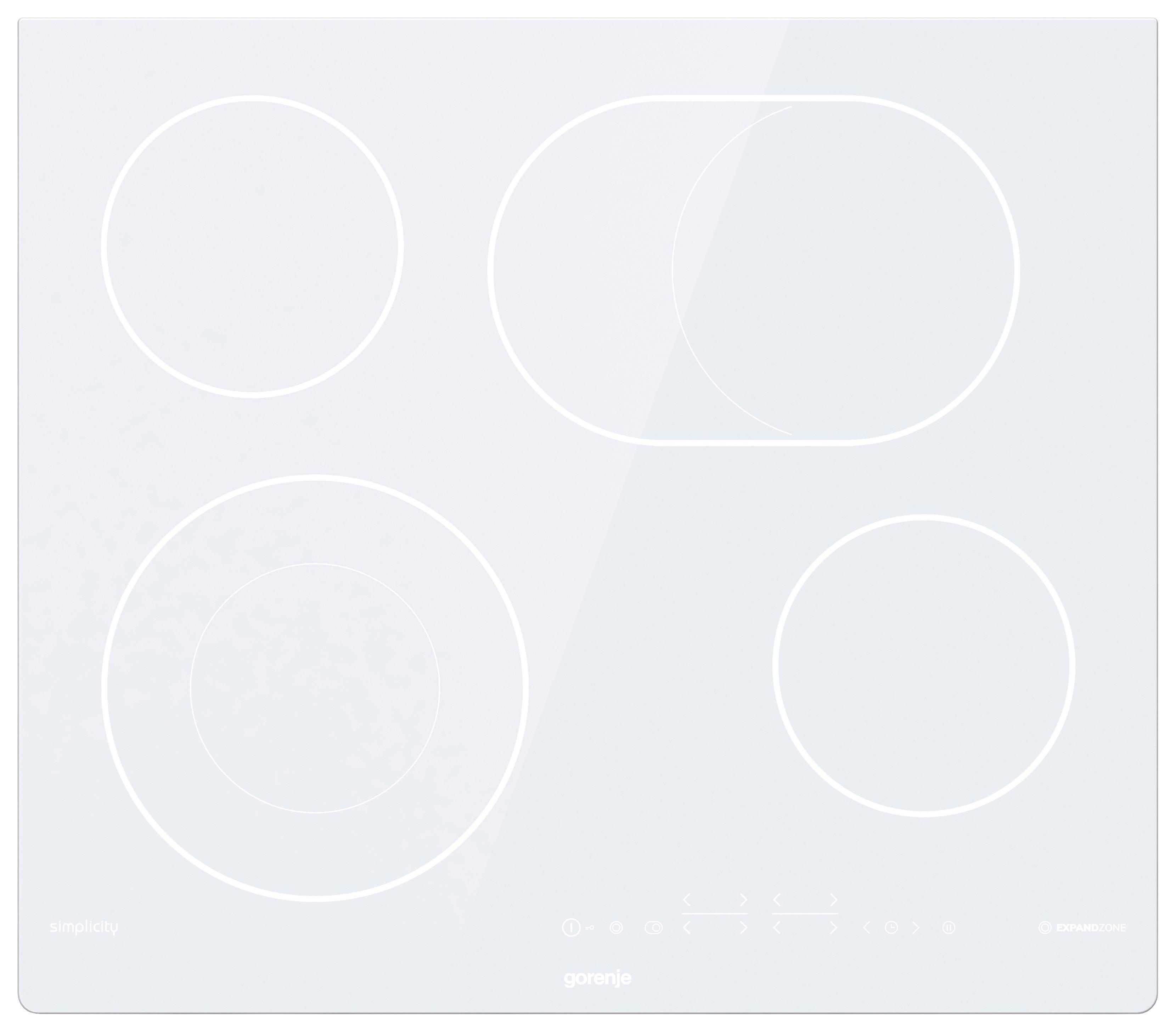 Főzőlap Ect643syw - fehér/szürke, Modern (60/5,4/52cm) - Gorenje